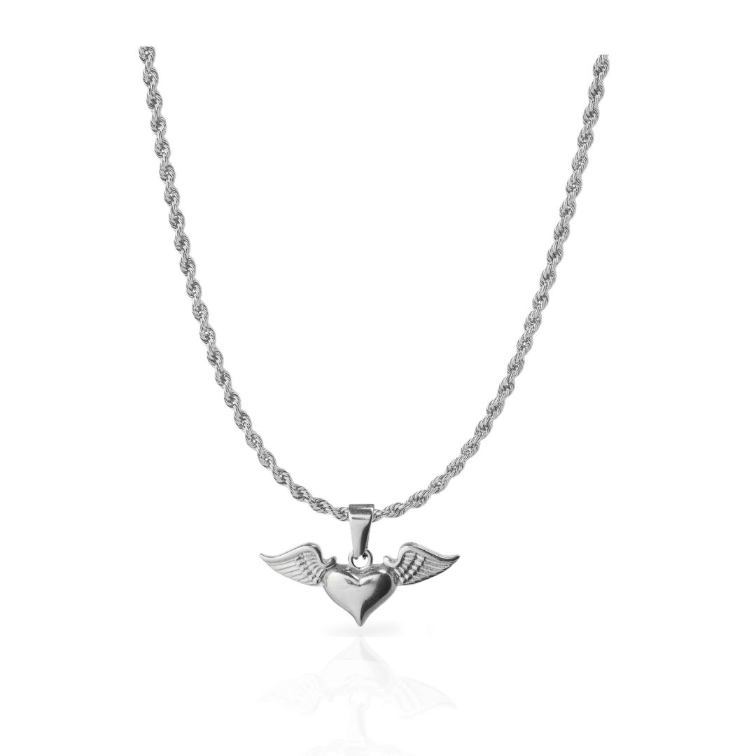 Winged Heart Necklace